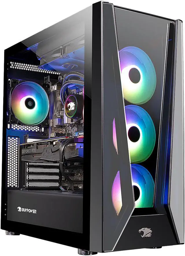 Alt view image 2 of 11 - iBUYPOWER Gaming Desktop Trace5MR1003Ti Intel Core i7-11700KF 16GB DDR4 1TB PCIe SSD GeForce RTX 3080 Ti Windows 10 Home 64-bit
