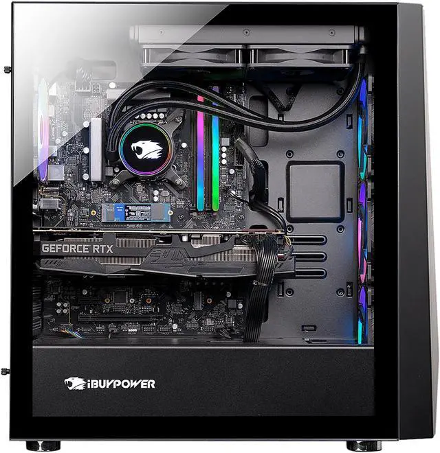 Alt view image 10 of 11 - iBUYPOWER Gaming Desktop Trace5MR1003Ti Intel Core i7-11700KF 16GB DDR4 1TB PCIe SSD GeForce RTX 3080 Ti Windows 10 Home 64-bit