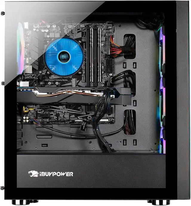Alt view image 7 of 11 - iBUYPOWER Gaming Desktop Element MR 208i Intel Core i7-11700F 16GB DDR4 1TB HDD 240GB SSD GeForce RTX 2060 Windows 10 Home 64-bit