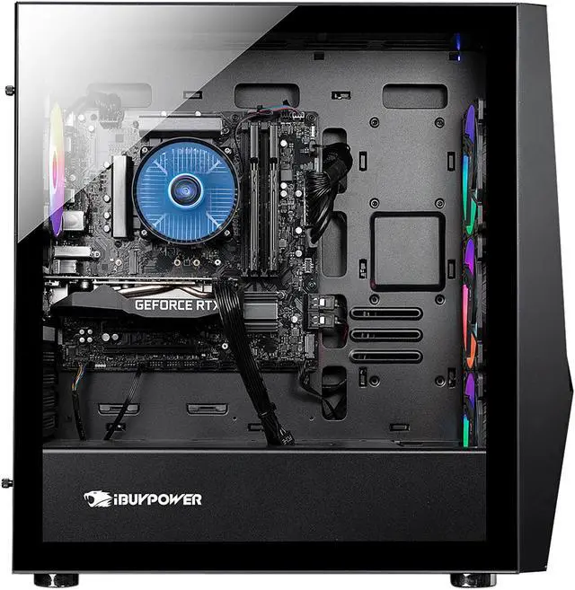 Alt view image 6 of 11 - iBUYPOWER Gaming Desktop Slate5MR 216i Intel Core i7-11700F 16GB DDR4 480 GB SATA SSD GeForce RTX 3060 Windows 11 Home 64-bit