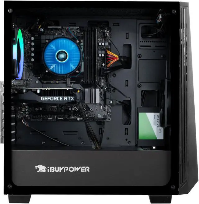 Alt view image 2 of 4 - iBUYPOWER Gaming Desktop PB-BB960-RB Intel Core i5-9400F 8GB DDR4 1TB HDD 120GB SSD GeForce RTX 2060 Windows 10 Home 64-bit