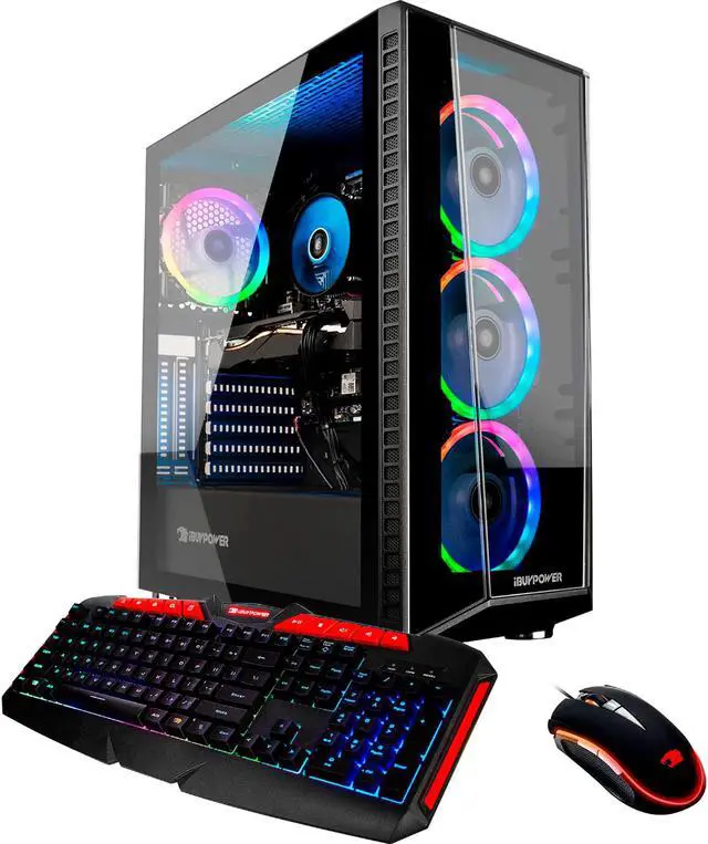 Main image of iBUYPOWER Gaming Desktop PB-BB981-RB Intel Core i5-9400F 8GB DDR4 1TB HDD 240GB SSD GeForce GTX 1650 SUPER Windows 10 Home 64-bit