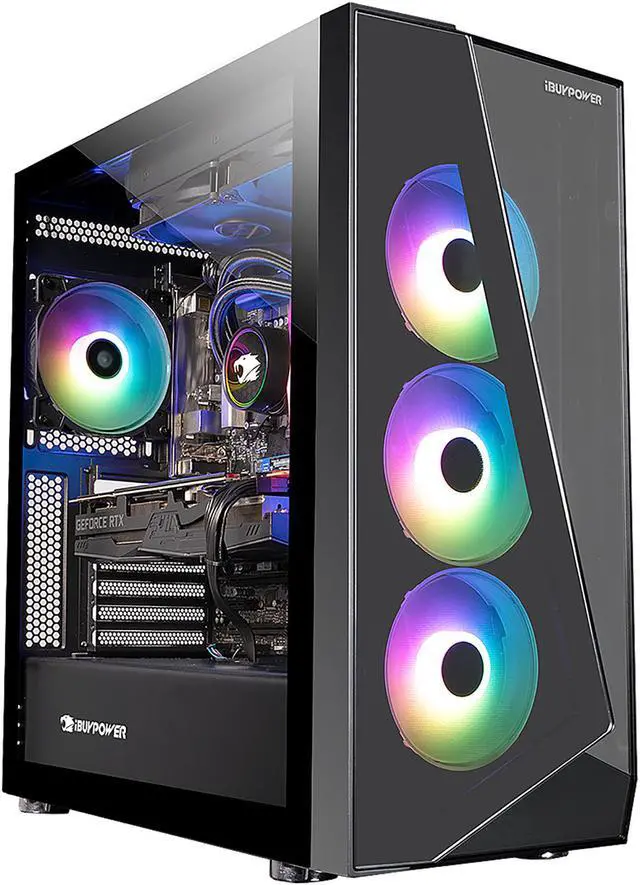 Alt view image 2 of 6 - iBUYPOWER Gaming Desktop SlateMono237i Intel Core i7-12700KF 16GB DDR4 1 TB NVMe SSD GeForce RTX 3070 Ti Windows 11 Pro 64-bit