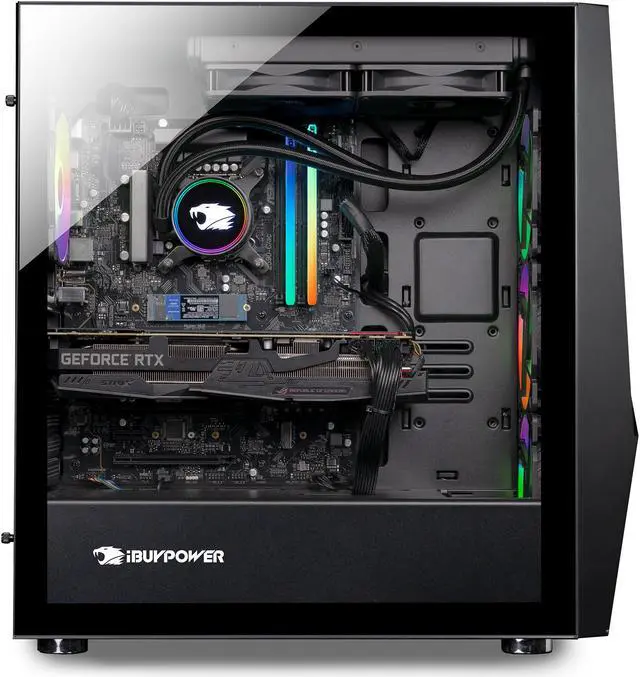 Alt view image 2 of 5 - iBUYPOWER Gaming Desktop SlateMR293i Intel Core i9-11900KF 16GB DDR4 1TB SSD GeForce RTX 3070 Windows 11 Home 64-bit