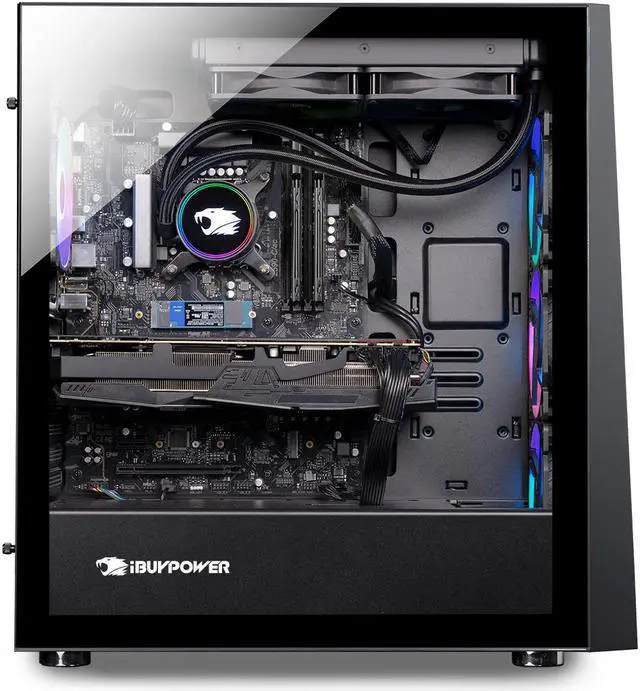 Alt view image 5 of 5 - iBUYPOWER Gaming Desktop SlateHako302A AMD Ryzen 9 7900X 32GB DDR5 1TB NVMe SSD SSD GeForce RTX 3080 Windows 11 Home