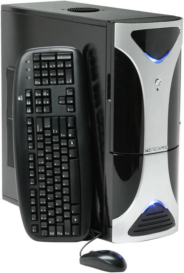 Main image of CyberpowerPC Desktop PC Gamer Infinity 8300 Intel Core 2 Duo E6850 2GB DDR2 500GB HDD Dual NVIDIA GeForce 8600 GT Windows Vista Home Premium 64-bit
