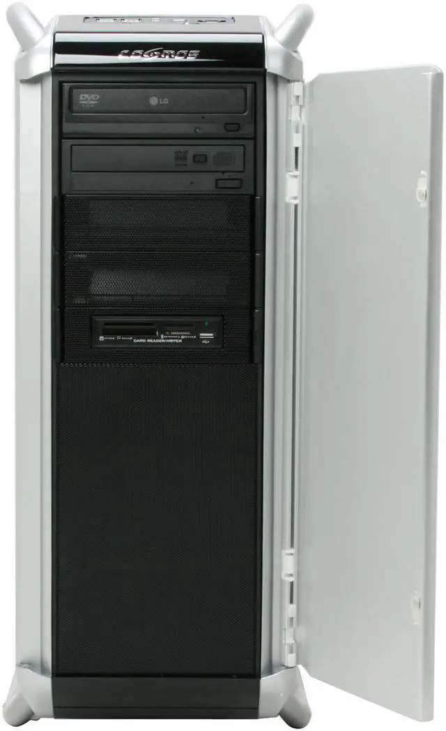 Alt view image 3 of 20 - CyberpowerPC Desktop PC Gamer Infinity 9310 Intel Core 2 Quad Q6600 4GB DDR2 500GB HDD Dual NVIDIA GeForce 8800 GT Windows Vista Ultimate 64-bit