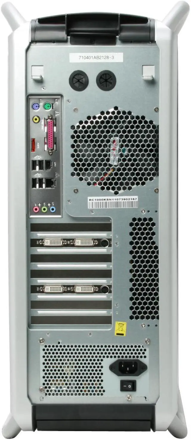 Alt view image 10 of 20 - CyberpowerPC Desktop PC Gamer Infinity 9310 Intel Core 2 Quad Q6600 4GB DDR2 500GB HDD Dual NVIDIA GeForce 8800 GT Windows Vista Ultimate 64-bit
