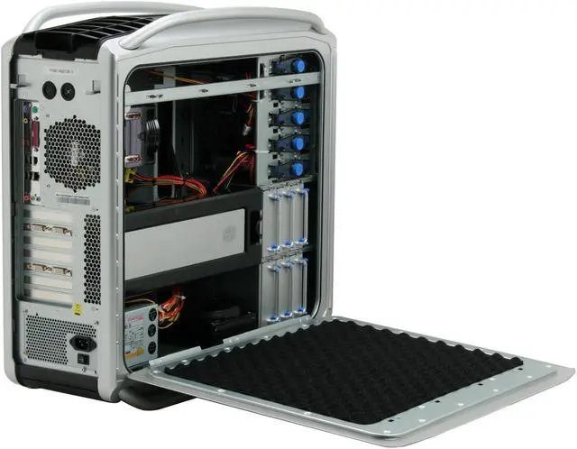 Alt view image 11 of 20 - CyberpowerPC Desktop PC Gamer Infinity 9310 Intel Core 2 Quad Q6600 4GB DDR2 500GB HDD Dual NVIDIA GeForce 8800 GT Windows Vista Ultimate 64-bit