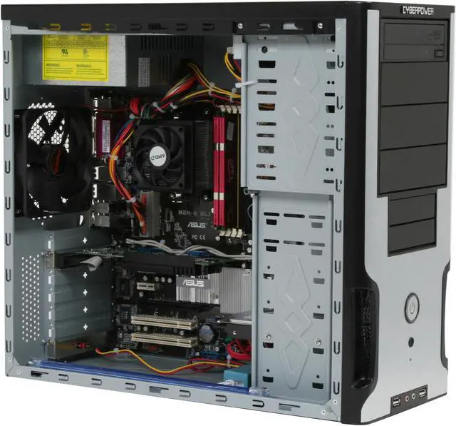Alt view image 15 of 17 - CyberpowerPC Desktop PC Gamer Ultra 5210 5200+ 1GB DDR2 250GB HDD NVIDIA GeForce 8400 GS Windows Vista Home Premium