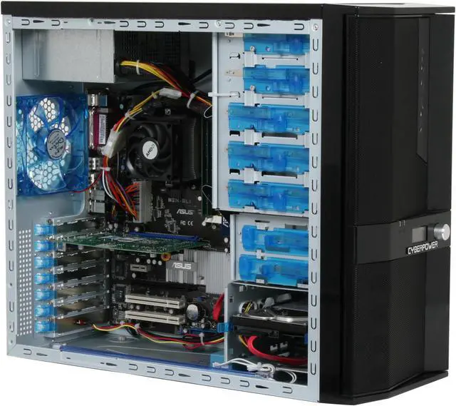 Alt view image 10 of 14 - CyberpowerPC Desktop PC Gamer Ultra 6210 5200+ 2GB DDR2 320GB HDD NVIDIA GeForce 8500 GT Windows Vista Home Premium