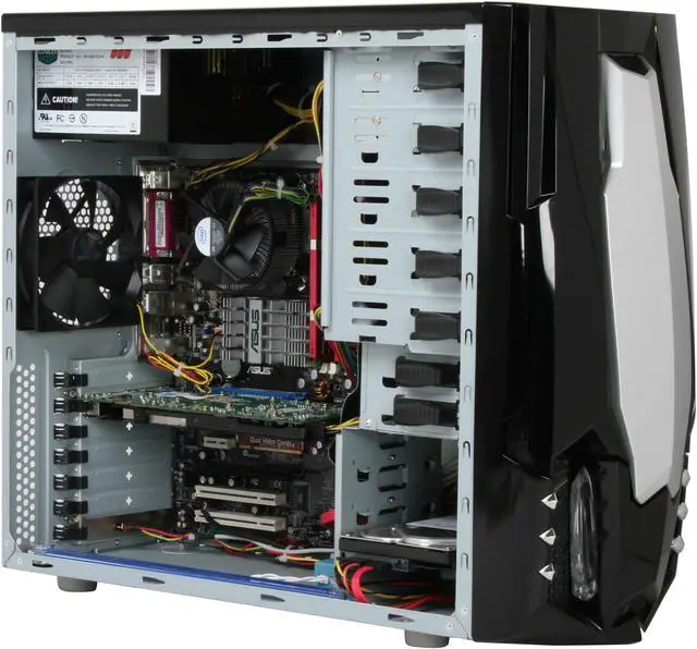 Alt view image 11 of 14 - CyberpowerPC Desktop PC Gamer Infinity 7510 Intel Core 2 Quad Q6600 2GB DDR2 500GB HDD NVIDIA GeForce 8800 GT Windows Vista Home Premium
