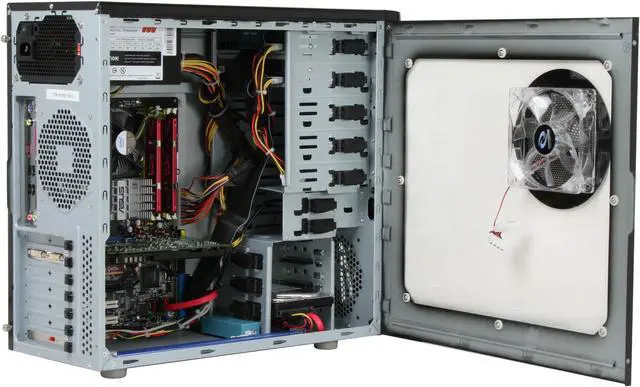 Alt view image 8 of 14 - CyberpowerPC Desktop PC Gamer Infinity 7510 Intel Core 2 Quad Q6600 2GB DDR2 500GB HDD NVIDIA GeForce 8800 GT Windows Vista Home Premium