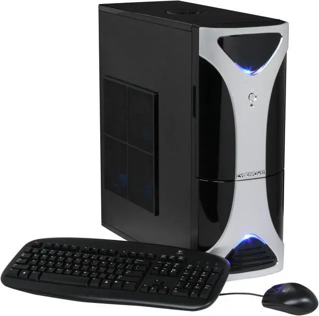 Alt view image 2 of 15 - CyberpowerPC Desktop PC Gamer Infinity 8310 Intel Core 2 Duo E8400 2GB DDR2 500GB HDD Dual NVIDIA GeForce 8600 GT Windows Vista Home Premium 64-bit
