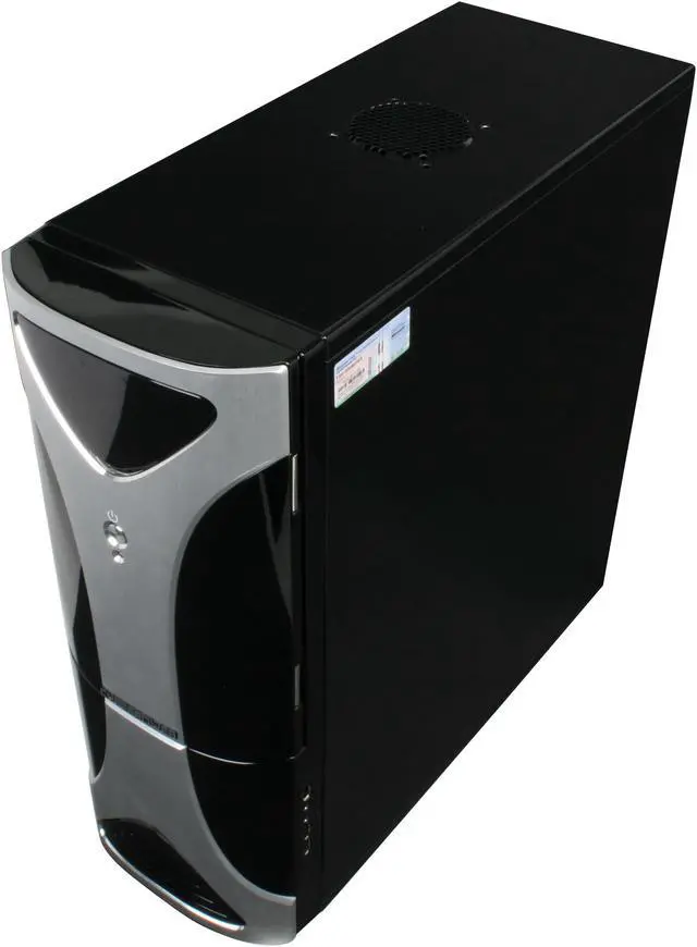 Alt view image 12 of 15 - CyberpowerPC Desktop PC Gamer Infinity 8310 Intel Core 2 Duo E8400 2GB DDR2 500GB HDD Dual NVIDIA GeForce 8600 GT Windows Vista Home Premium 64-bit