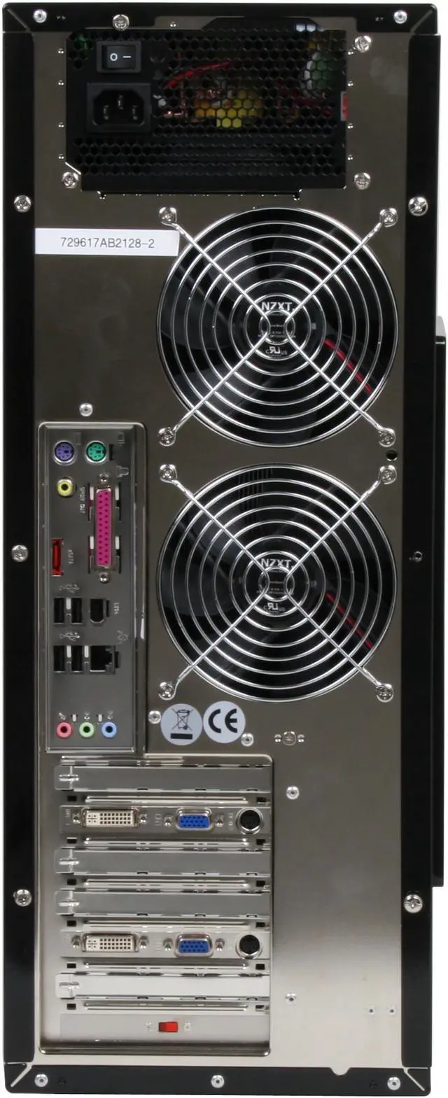 Alt view image 14 of 15 - CyberpowerPC Desktop PC Gamer Infinity 8310 Intel Core 2 Duo E8400 2GB DDR2 500GB HDD Dual NVIDIA GeForce 8600 GT Windows Vista Home Premium 64-bit
