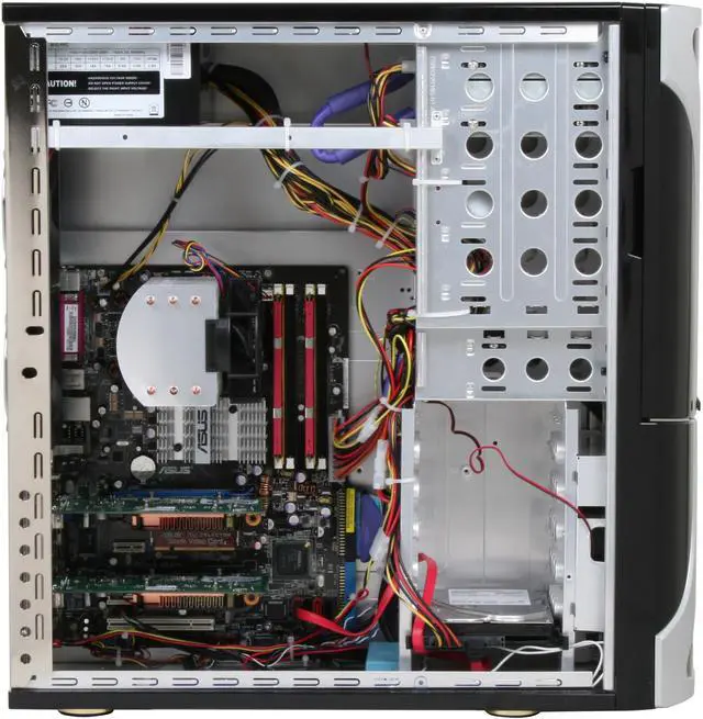 Alt view image 10 of 15 - CyberpowerPC Desktop PC Gamer Infinity 8310 Intel Core 2 Duo E8400 2GB DDR2 500GB HDD Dual NVIDIA GeForce 8600 GT Windows Vista Home Premium 64-bit