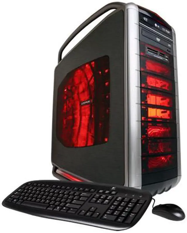 Main image of CyberpowerPC Desktop PC Gamer Infinity 9910 Intel Core 2 Extreme QX9770 4GB DDR3 1TB HDD NVIDIA GeForce 9800 GX2 Windows Vista Ultimate 64-bit
