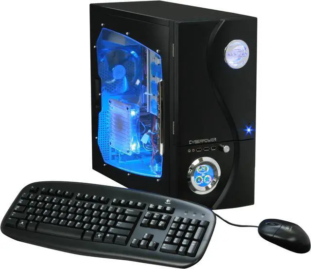 Main image of CyberpowerPC Desktop PC Gamer Infinity 7515 Intel Core 2 Quad Q9300 3GB DDR2 500GB HDD NVIDIA GeForce 9800 GTX Windows Vista Home Premium