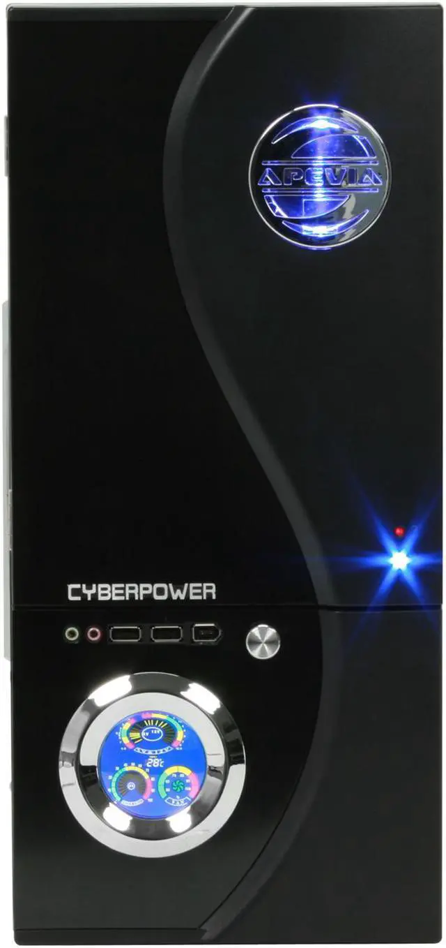 Alt view image 3 of 13 - CyberpowerPC Desktop PC Gamer Infinity 7515 Intel Core 2 Quad Q9300 3GB DDR2 500GB HDD NVIDIA GeForce 9800 GTX Windows Vista Home Premium