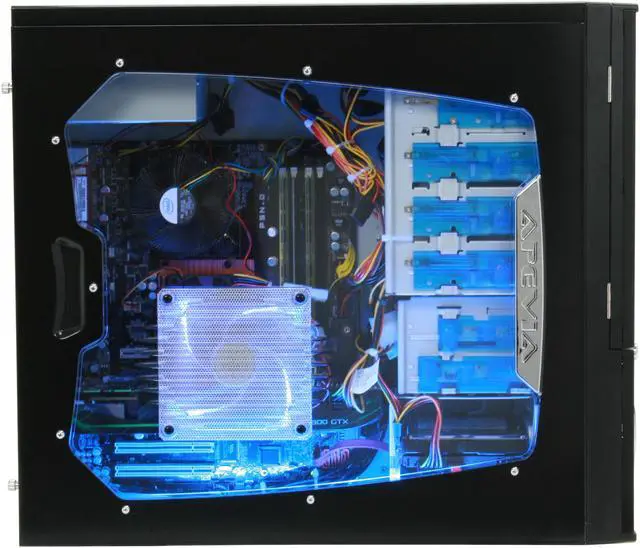 Alt view image 6 of 13 - CyberpowerPC Desktop PC Gamer Infinity 7515 Intel Core 2 Quad Q9300 3GB DDR2 500GB HDD NVIDIA GeForce 9800 GTX Windows Vista Home Premium
