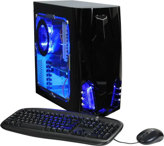 Alt view image 2 of 20 - CyberpowerPC Desktop PC Gamer Infinity 8311 Intel Core 2 Duo E8400 4GB DDR2 500GB HDD NVIDIA GeForce 9600 GT Windows Vista Home Premium 64-bit