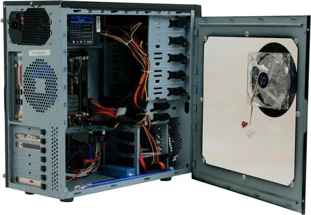 Alt view image 9 of 20 - CyberpowerPC Desktop PC Gamer Infinity 8311 Intel Core 2 Duo E8400 4GB DDR2 500GB HDD NVIDIA GeForce 9600 GT Windows Vista Home Premium 64-bit
