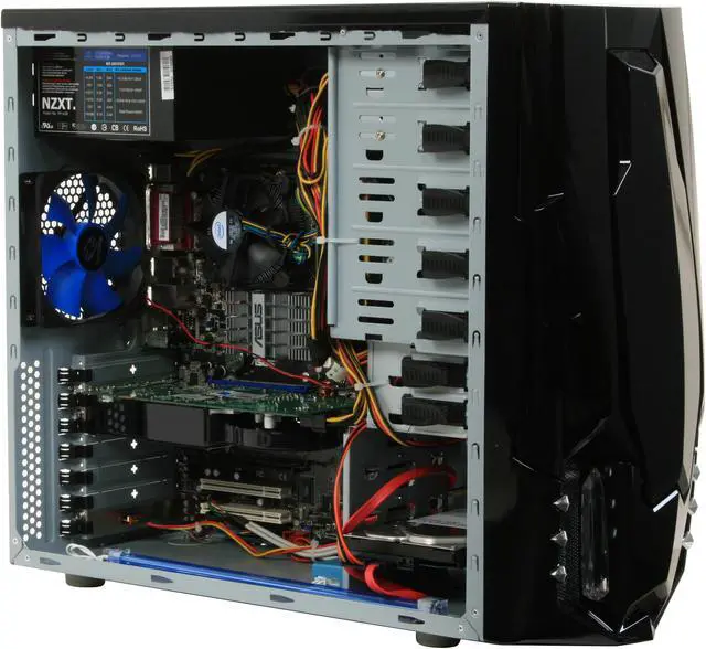 Alt view image 13 of 20 - CyberpowerPC Desktop PC Gamer Infinity 8311 Intel Core 2 Duo E8400 4GB DDR2 500GB HDD NVIDIA GeForce 9600 GT Windows Vista Home Premium 64-bit