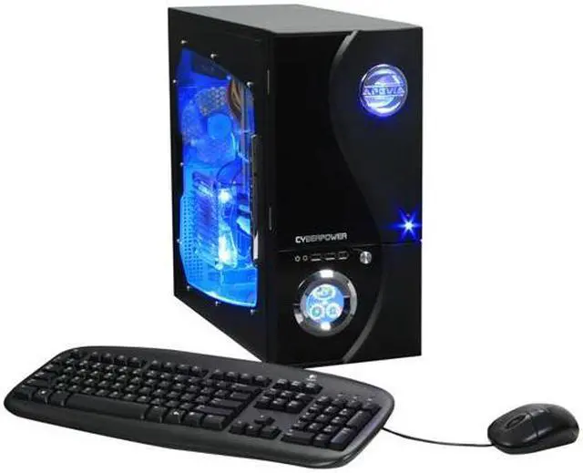 Main image of CyberpowerPC Desktop PC Gamer Infinity 7516 Intel Core 2 Quad Q9300 4GB DDR2 500GB HDD NVIDIA GeForce 9800 GTX+ Windows Vista Home Premium 64-bit