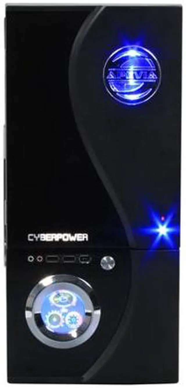 Alt view image 3 of 19 - CyberpowerPC Desktop PC Gamer Infinity 7516 Intel Core 2 Quad Q9300 4GB DDR2 500GB HDD NVIDIA GeForce 9800 GTX+ Windows Vista Home Premium 64-bit