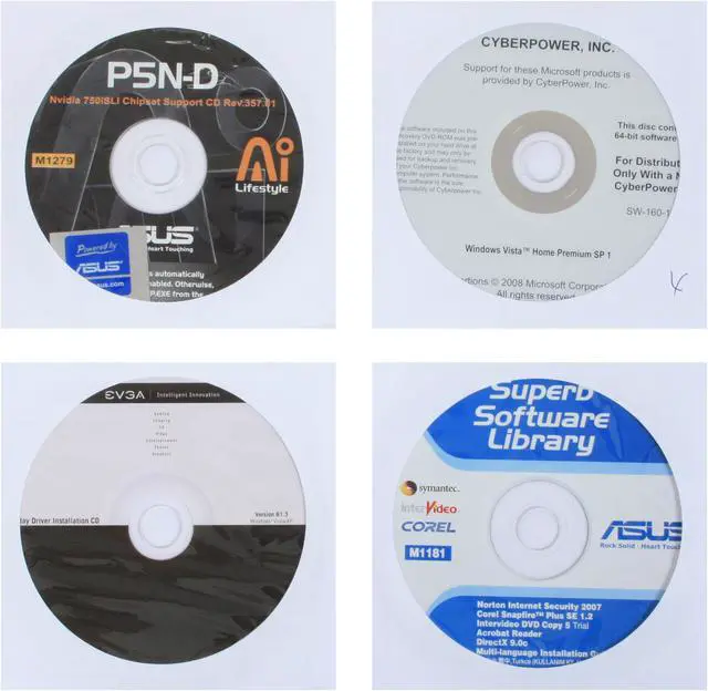 Alt view image 19 of 19 - CyberpowerPC Desktop PC Gamer Infinity 7516 Intel Core 2 Quad Q9300 4GB DDR2 500GB HDD NVIDIA GeForce 9800 GTX+ Windows Vista Home Premium 64-bit