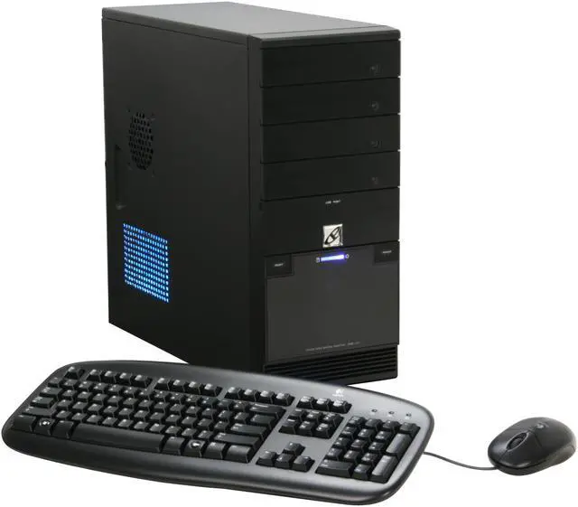 Main image of CyberpowerPC Desktop PC Gamer Infinity 3300 Intel Core 2 Quad Q6600 4GB DDR2 500GB HDD Intel GMA 3100 Windows Vista Home Premium