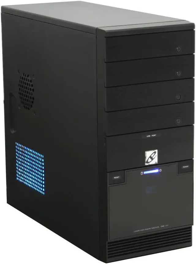 Alt view image 2 of 19 - CyberpowerPC Desktop PC Gamer Infinity 3300 Intel Core 2 Quad Q6600 4GB DDR2 500GB HDD Intel GMA 3100 Windows Vista Home Premium