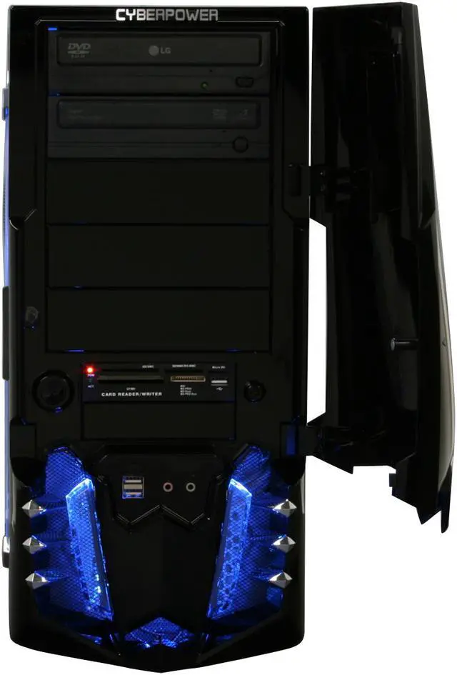 Alt view image 6 of 19 - CyberpowerPC Desktop PC Gamer Ultra 9214 AMD Phenom X4 9850 4GB DDR2 500GB HDD NVIDIA GeForce GTX 260 Windows Vista Home Premium 64-Bit