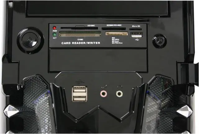 Alt view image 7 of 19 - CyberpowerPC Desktop PC Gamer Ultra 9214 AMD Phenom X4 9850 4GB DDR2 500GB HDD NVIDIA GeForce GTX 260 Windows Vista Home Premium 64-Bit