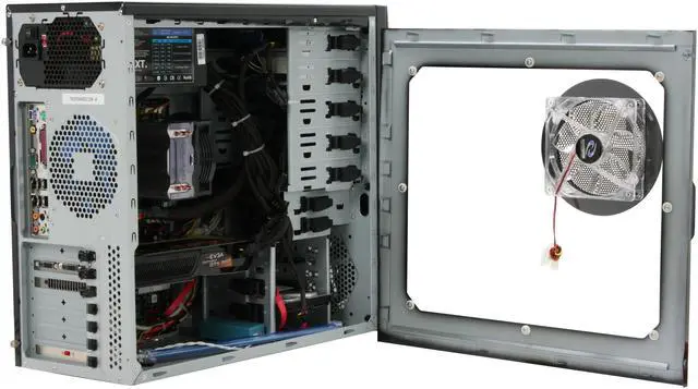 Alt view image 9 of 19 - CyberpowerPC Desktop PC Gamer Ultra 9214 AMD Phenom X4 9850 4GB DDR2 500GB HDD NVIDIA GeForce GTX 260 Windows Vista Home Premium 64-Bit