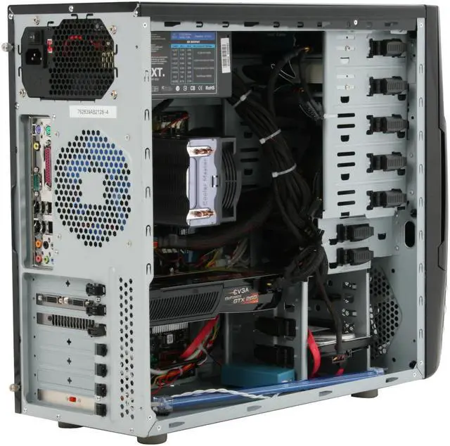 Alt view image 10 of 19 - CyberpowerPC Desktop PC Gamer Ultra 9214 AMD Phenom X4 9850 4GB DDR2 500GB HDD NVIDIA GeForce GTX 260 Windows Vista Home Premium 64-Bit