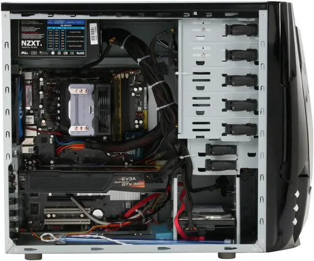 Alt view image 11 of 19 - CyberpowerPC Desktop PC Gamer Ultra 9214 AMD Phenom X4 9850 4GB DDR2 500GB HDD NVIDIA GeForce GTX 260 Windows Vista Home Premium 64-Bit