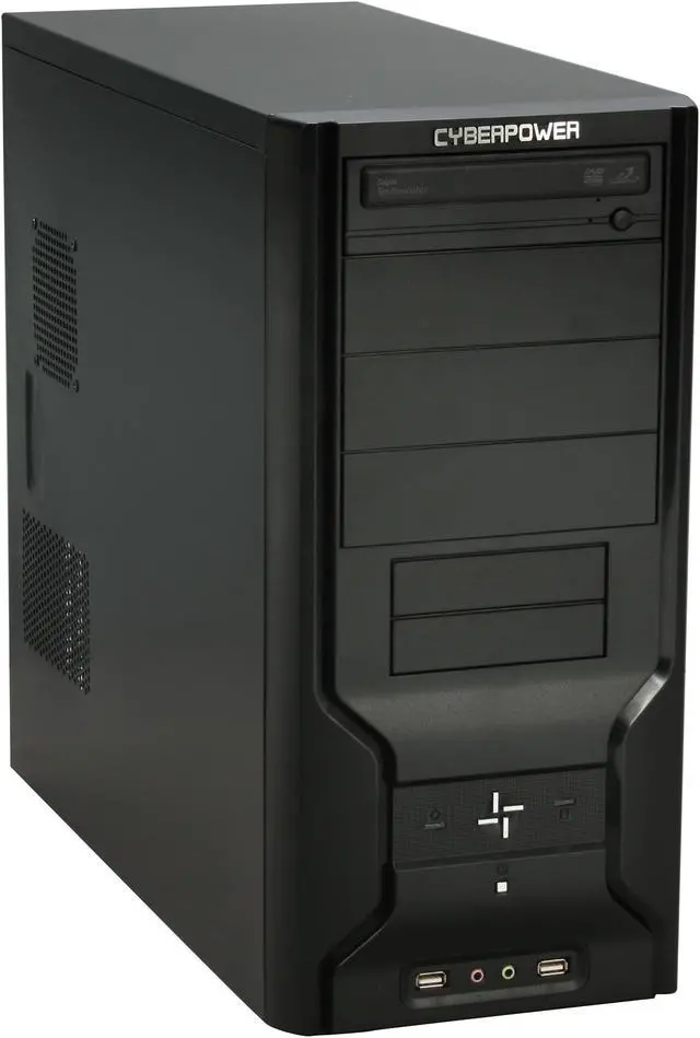 Alt view image 2 of 18 - CyberpowerPC Desktop PC Gamer Infinity 6320 Intel Core 2 Duo E8400 4GB DDR2 250GB HDD Intel GMA 3100 Windows Vista Home Premium 64-Bit