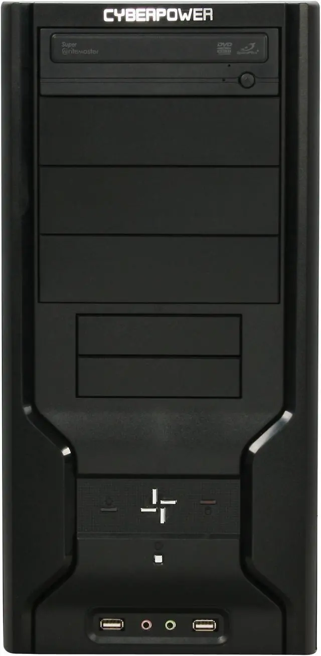 Alt view image 3 of 18 - CyberpowerPC Desktop PC Gamer Infinity 6320 Intel Core 2 Duo E8400 4GB DDR2 250GB HDD Intel GMA 3100 Windows Vista Home Premium 64-Bit