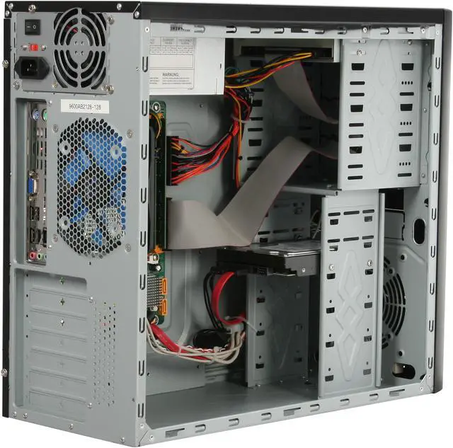 Alt view image 8 of 18 - CyberpowerPC Desktop PC Gamer Infinity 6320 Intel Core 2 Duo E8400 4GB DDR2 250GB HDD Intel GMA 3100 Windows Vista Home Premium 64-Bit