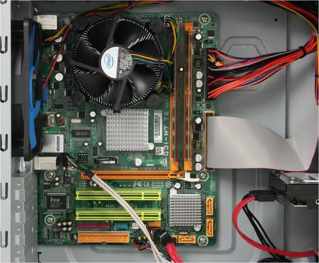 Alt view image 10 of 18 - CyberpowerPC Desktop PC Gamer Infinity 6320 Intel Core 2 Duo E8400 4GB DDR2 250GB HDD Intel GMA 3100 Windows Vista Home Premium 64-Bit