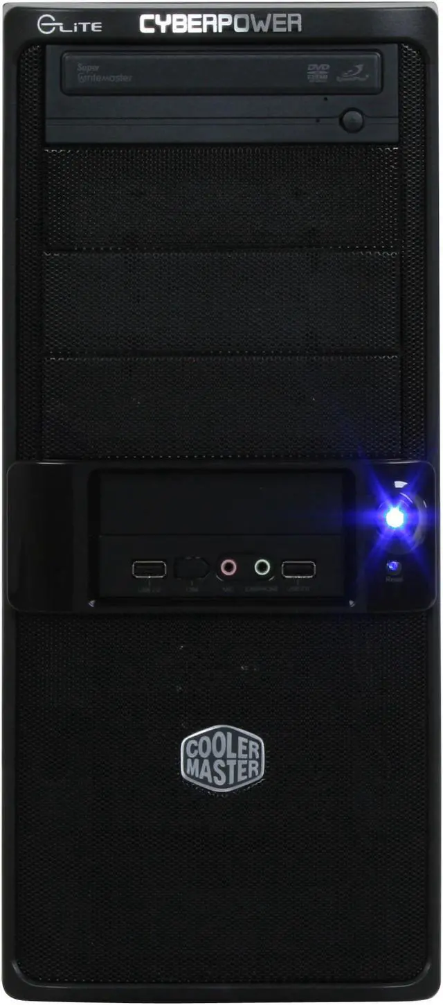 Alt view image 3 of 19 - CyberpowerPC Desktop PC Gamer Infinity 6322 Intel Core 2 Quad Q6600 4GB DDR2 250GB HDD NVIDIA GeForce 9500 GT Windows Vista Home Premium 64-bit