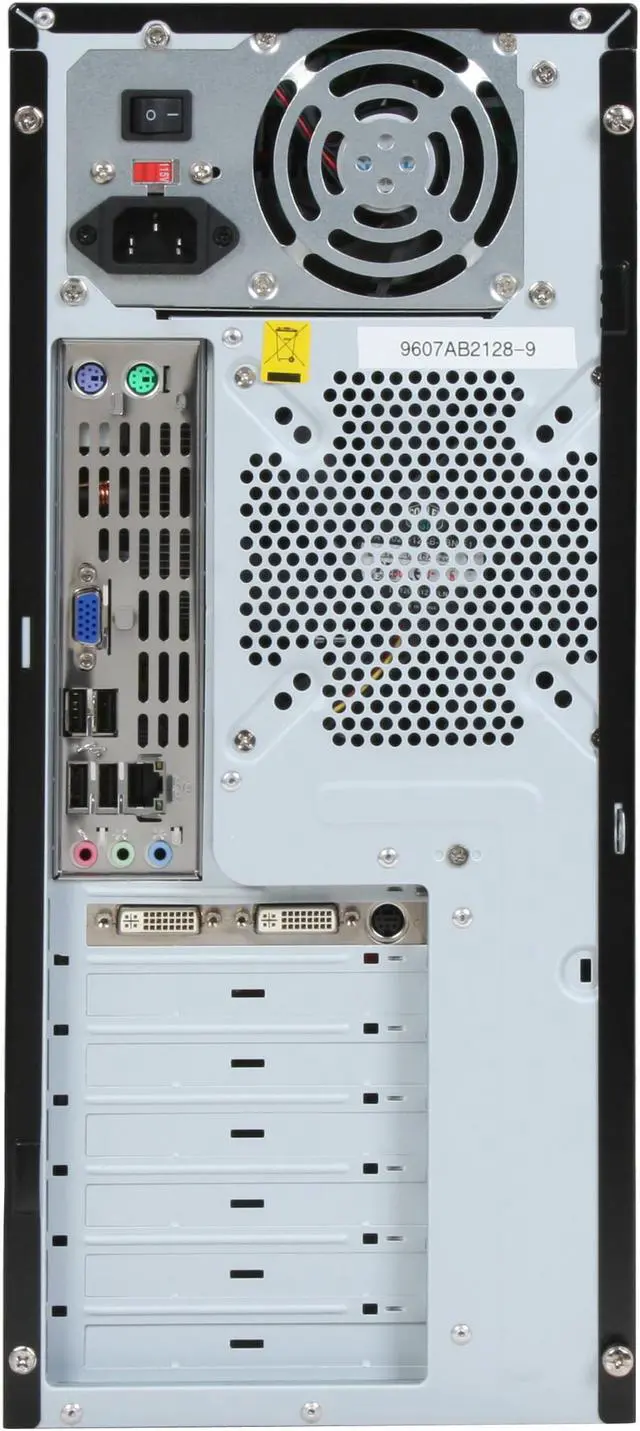 Alt view image 14 of 19 - CyberpowerPC Desktop PC Gamer Infinity 6322 Intel Core 2 Quad Q6600 4GB DDR2 250GB HDD NVIDIA GeForce 9500 GT Windows Vista Home Premium 64-bit