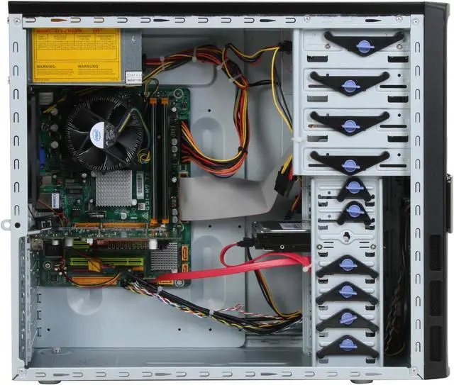 Alt view image 9 of 19 - CyberpowerPC Desktop PC Gamer Infinity 6322 Intel Core 2 Quad Q6600 4GB DDR2 250GB HDD NVIDIA GeForce 9500 GT Windows Vista Home Premium 64-bit