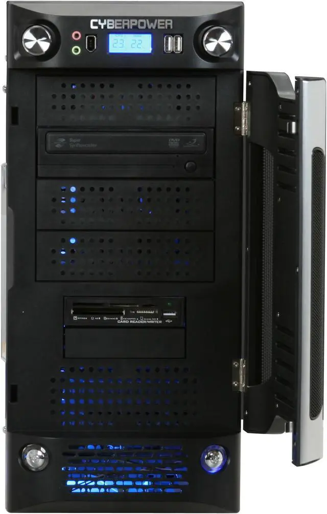 Alt view image 5 of 20 - CyberpowerPC Desktop PC Gamer Infinity 6200 Intel Core 2 Quad Q8200 4GB DDR2 500GB HDD ATI Radeon HD 4850 Windows Vista Home Premium 64-bit