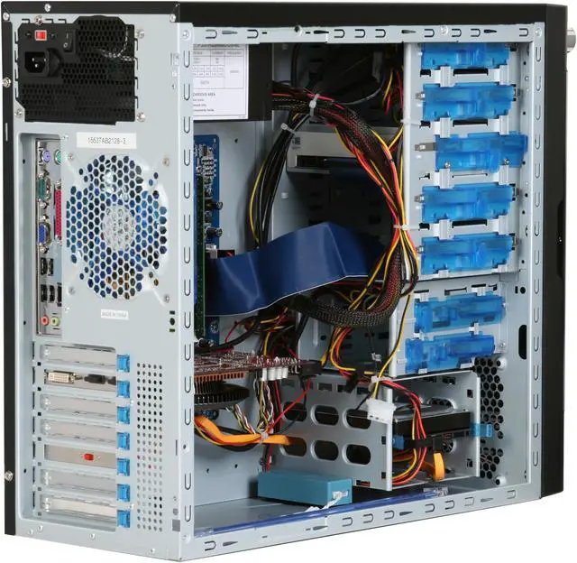 Alt view image 10 of 20 - CyberpowerPC Desktop PC Gamer Infinity 6200 Intel Core 2 Quad Q8200 4GB DDR2 500GB HDD ATI Radeon HD 4850 Windows Vista Home Premium 64-bit