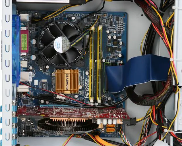 Alt view image 12 of 20 - CyberpowerPC Desktop PC Gamer Infinity 6200 Intel Core 2 Quad Q8200 4GB DDR2 500GB HDD ATI Radeon HD 4850 Windows Vista Home Premium 64-bit