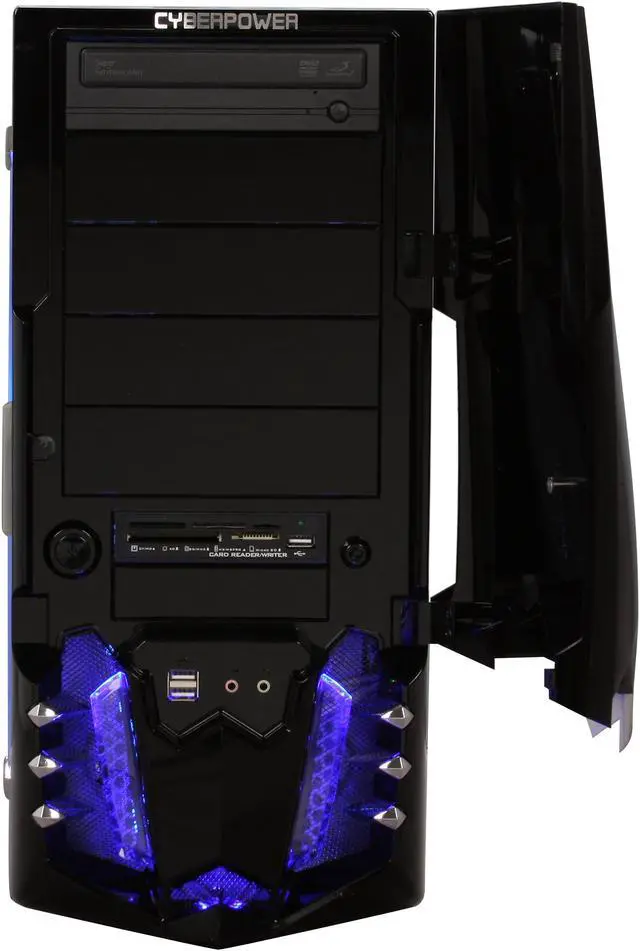 Alt view image 5 of 18 - CyberpowerPC Desktop PC Gamer Xtreme 1002 Intel Core i7-920 3GB DDR3 500GB HDD NVIDIA GeForce 9500 GT Windows Vista Home Premium 64-bit