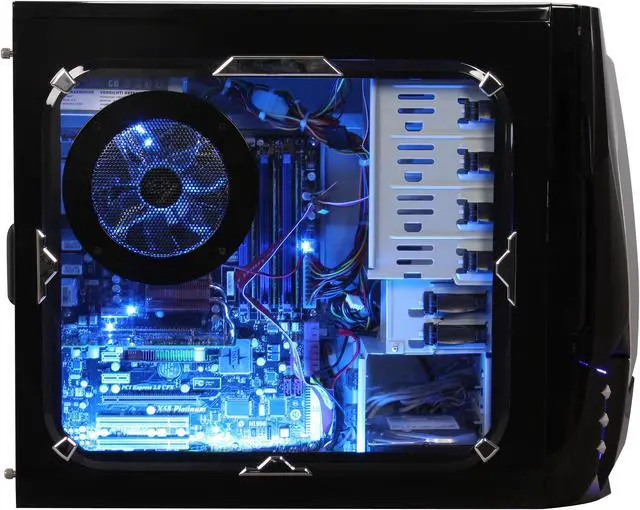 Alt view image 7 of 18 - CyberpowerPC Desktop PC Gamer Xtreme 1002 Intel Core i7-920 3GB DDR3 500GB HDD NVIDIA GeForce 9500 GT Windows Vista Home Premium 64-bit